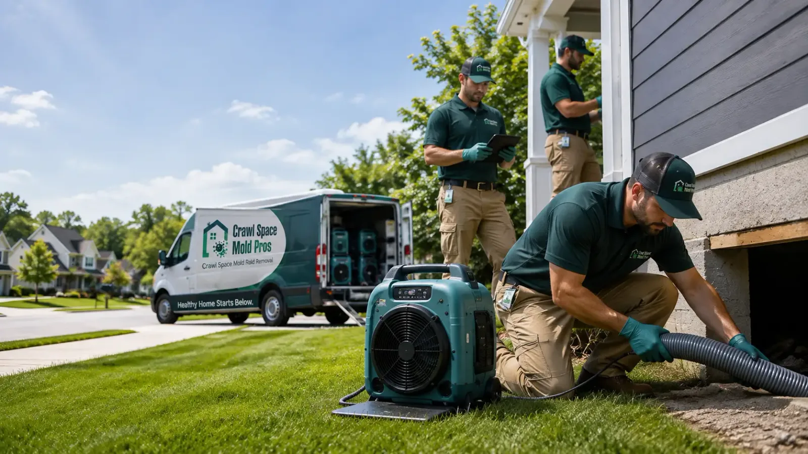 Crawl Space Mold Removal in Washington, NJ